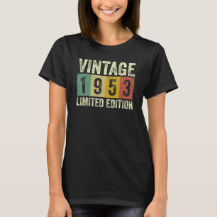 1953 70 jaar oude 69e verjaardag t-shirt
