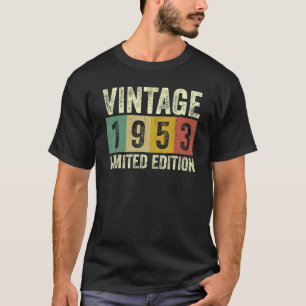 1953 70 jaar oude 69e verjaardag t-shirt
