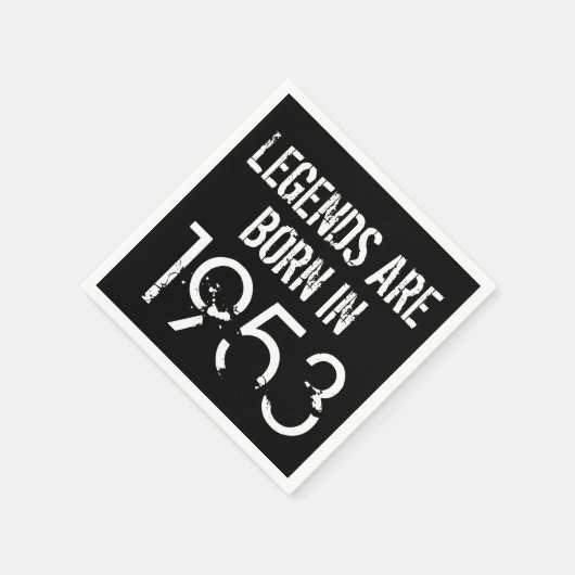 1953 70e jaarkrant Napkin Servet (Hoek)