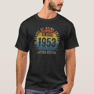 1953 70e verjaardag 70 jaar oud t-shirt