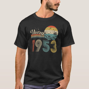  1953 70ste verjaardag Mannen van de geboorte Vrou T-shirt