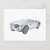 1953 Austin-Healey 100 Briefkaart (Voorkant)