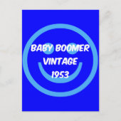 1953 baby Boomer Briefkaart (Voorkant)