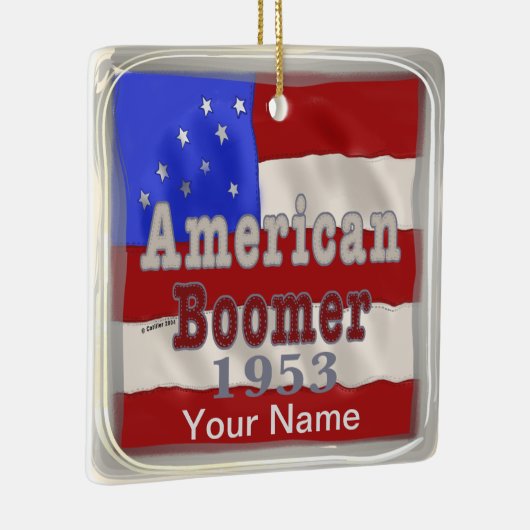 1953 Baby Boomer Verjaardag aangepaste ornamenten (Rechts)