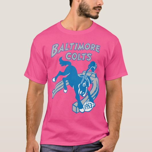 1953 Baltimore Colts-replica T-shirt (Voorkant)