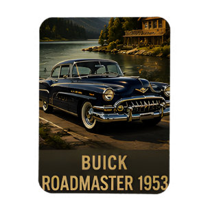 1953 Buick Roadmaster Vintage Amerikaanse Auto Magneet