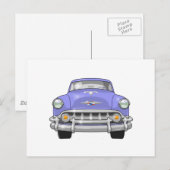 1953 Chevrolet Bel Air Front Uitzicht Briefkaart (Voorkant / Achterkant)