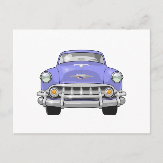1953 Chevrolet Bel Air Front Uitzicht Briefkaart (Voorkant)