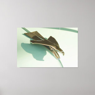 1953 Chevrolet capuchon ornament Canvas Afdruk