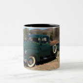 1953 Chevy Pickup Truck green  Santa Tweekleurige Koffiemok (Center)