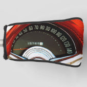 1953 Classic Sports Car Speedometer Golfheadcover (Voorkant)