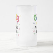 1953: een grote jaardag matglas bierpul (Center)