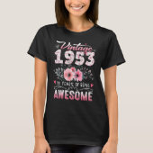  1953 Geweldige 70 jaar oude verjaardag C T-shirt (Voorkant)