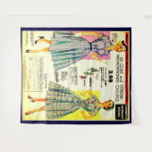 1953 Gimbels Subway Store-jurk, advertentie Wandkleed (Voorkant (horizontaal))