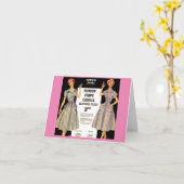 1953 Gimbels Subway Store-jurk en Kaart (Gele Bloem)