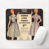 1953 Gimbels Subway Store jurk sale Muismat (Met muis)