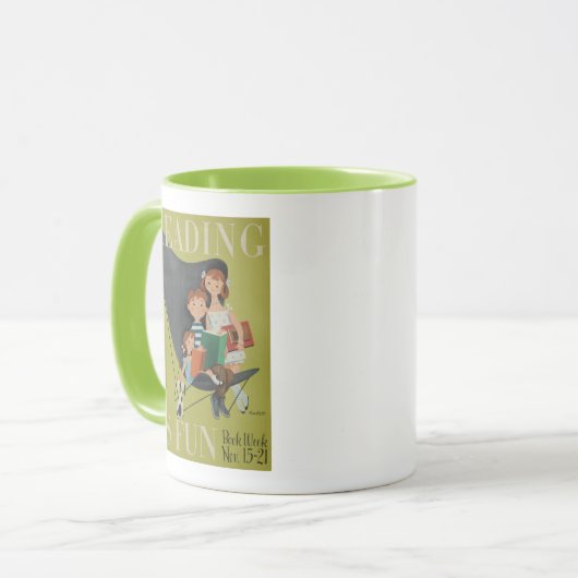 1953 Kinderboekenweek Mok (Voorkant links)