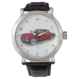 1953 klassiek rood horloge