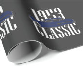 1953 Klassieke auto Cadeaupapier (Rol Hoek)