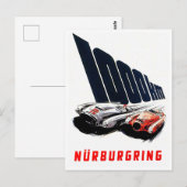 1953 Nurburgring 1000 km  racing Briefkaart (Voorkant / Achterkant)