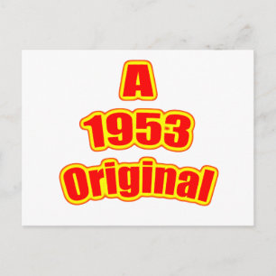 1953 Origineel rood Briefkaart