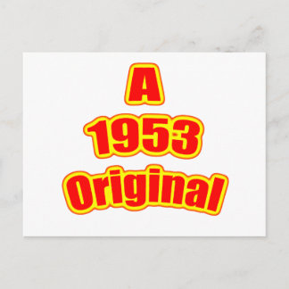1953 Origineel rood Briefkaart