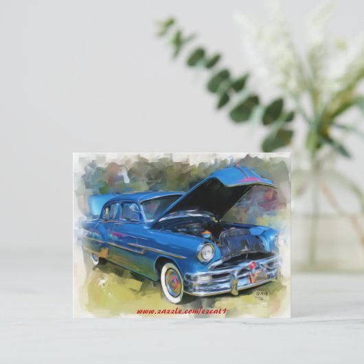 1953 Pontiac Chieftain Briefkaart (Staand voorkant)