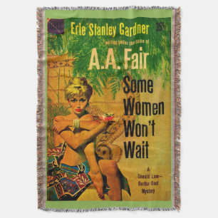 1953 pulp roman cover Enkele vrouwen wachten niet Deken
