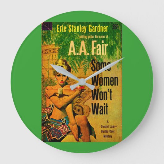 1953 pulp roman cover Enkele vrouwen wachten niet Grote Klok (Voorkant)