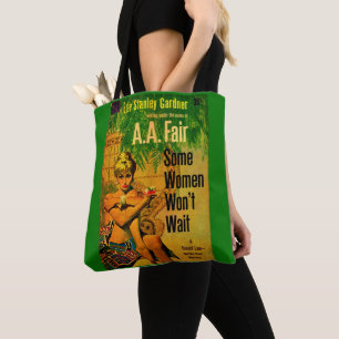 1953 pulp roman cover Enkele vrouwen wachten niet Tote Bag