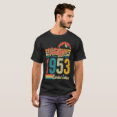 1953 Retro Mannen 70ste verjaardag T-shirt (Voorkant volledig)