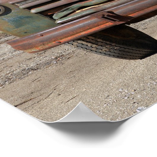 1953 Rusty  Truck Poster (Hoek)