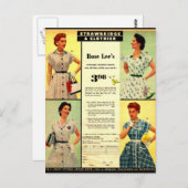 1953 Verkoop en verkoop van kleding voor kleding Briefkaart (Voorkant / Achterkant)