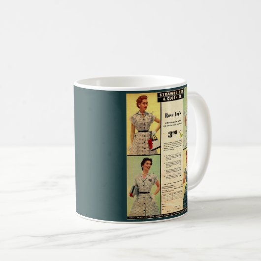 1953 Verkoop en verkoop van kleding voor kleding Koffiemok (Voorkant rechts)