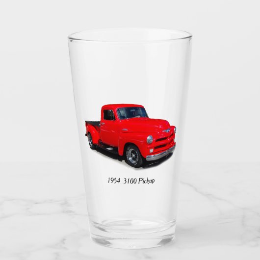 1954 3100 rode bestelwagen glas (Voorkant)
