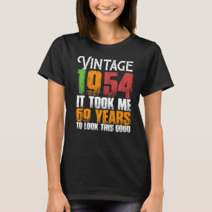 1954 69 jaar oud vaderlandslievendag t-shirt