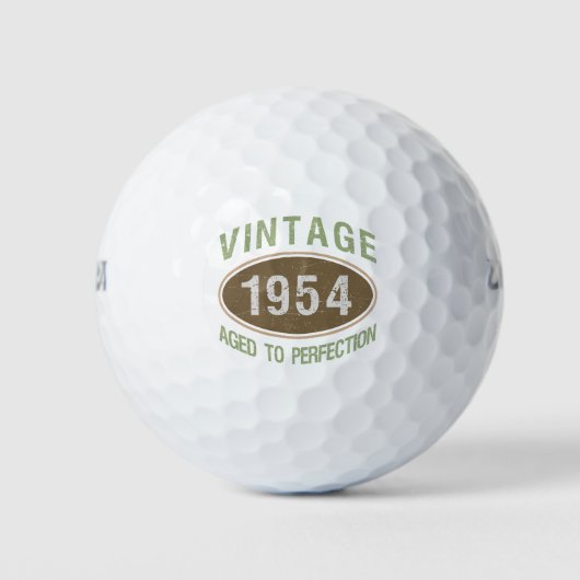  1954 70e geboortedag golfballen (Voorkant)