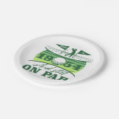 1954 70e verjaardag Golf Humor Papieren Bordje (Gekanteld)