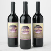 1954 70e verjaardag wijnlabel wijn etiket (Flessen)