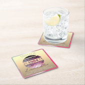 1954 70ste verjaardag roze kartonnen onderzetters (Insitu)