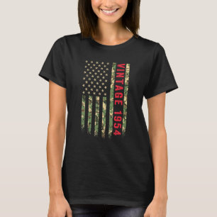 1954 Amerikaans vlagkamp 68 jaar oud 68 jaar oud T-shirt