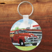 1954 Antiek Truck Sleutelhanger (Voorkant)