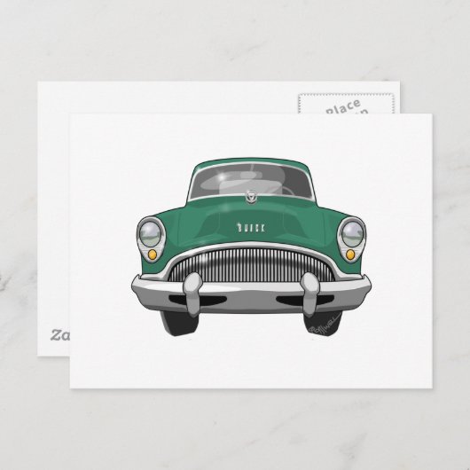 1954 Buick Roadmaster Briefkaart (Voorkant / Achterkant)