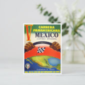 1954 Carrera Panamericana racing Briefkaart (Staand voorkant)