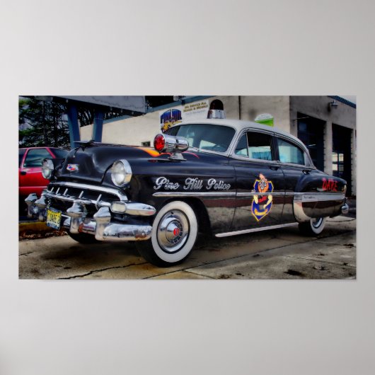 1954 Chevy D.A.R.E. Police Car Pine Hill NJ Poster (Voorkant)