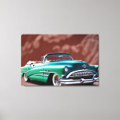 1954 Classic Car Canvas Print (Voorkant)