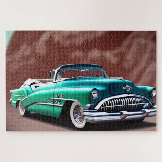 1954 Classic Car Jigzaag Puzzle Legpuzzel (Horizontaal)