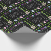 1954 Geboortejaar Trivia Cadeaupapier (Hoek)