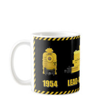 1954 koffiebeker dieseltrein met loden bekleding
