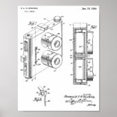 1954 Kunsttekenafdrukken met dubbele camera Poster (Voorkant)